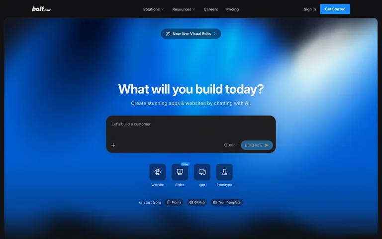 Bolt — Prompt entry preview