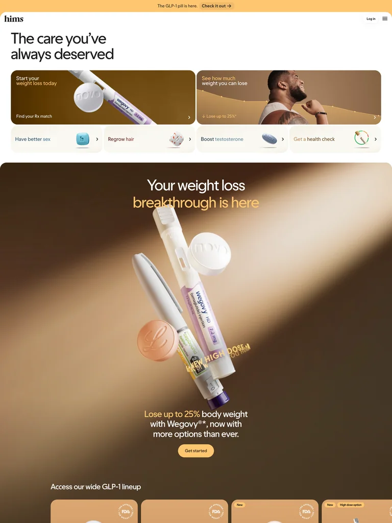 Hims — Bronze Spotlight Funnel preview