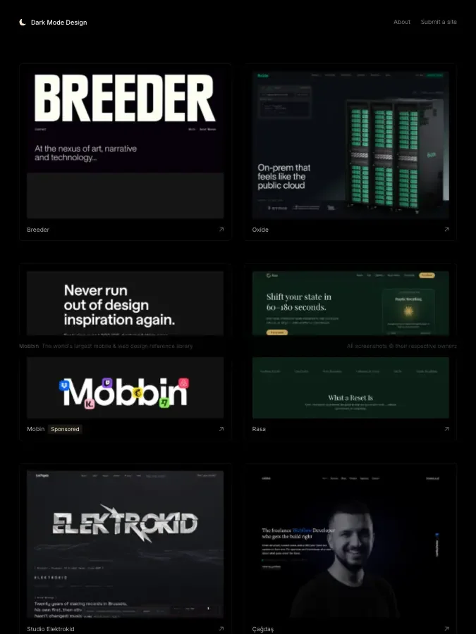 Dark Mode Design preview