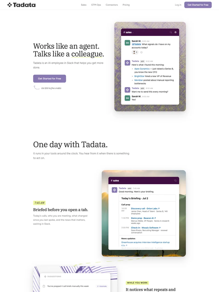 Tadata preview