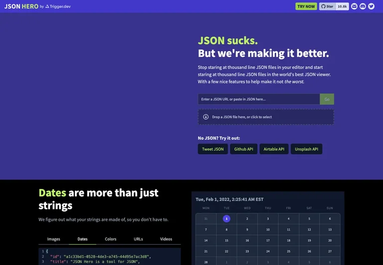 JSON Hero — Open JSON preview