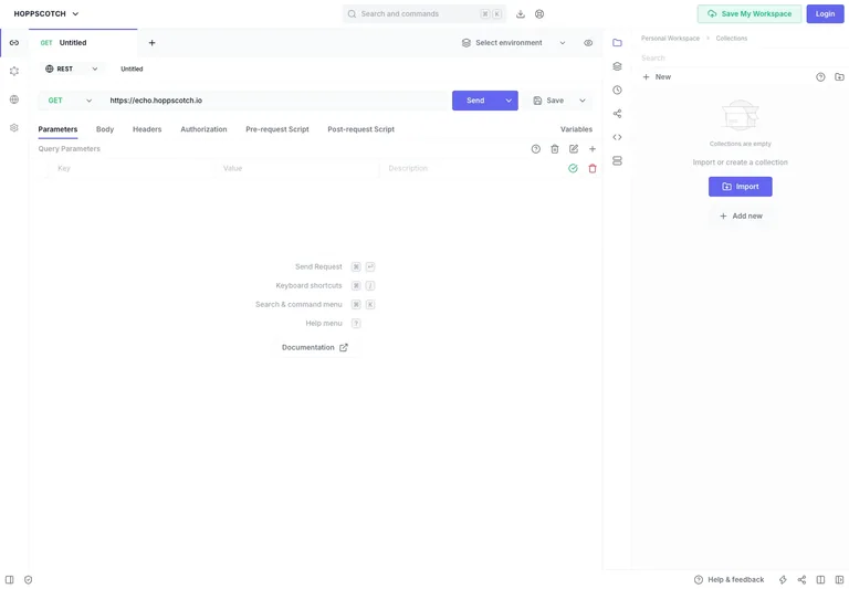 Hoppscotch — API client preview