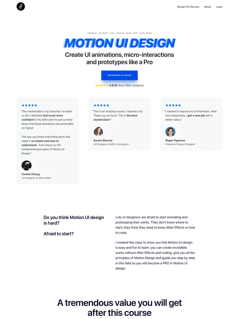 Alexunder Hess — Motion UI Design preview