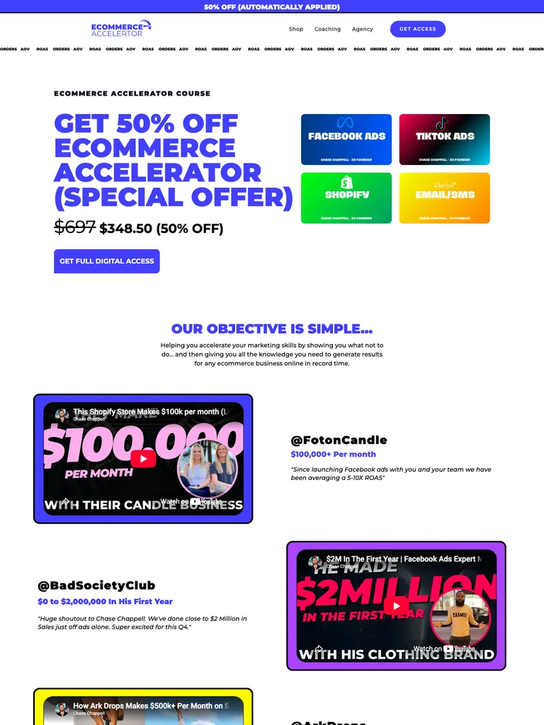 Chase Chappell — Ecommerce Accelerator preview