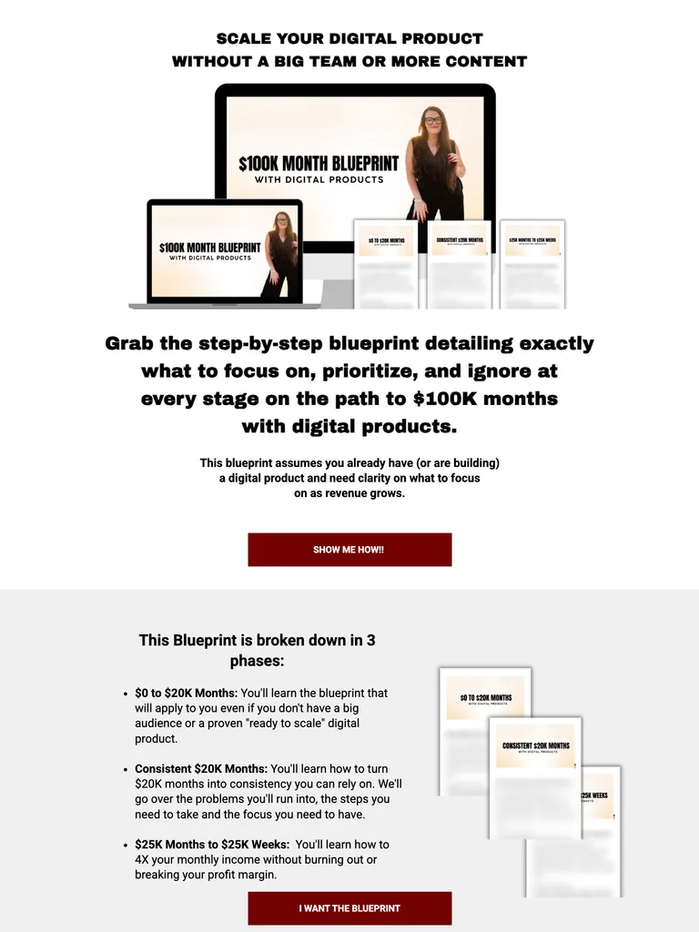 Katie and Floyd — Digital Product Blueprint preview