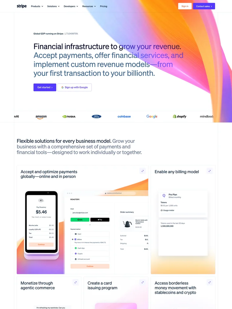 Stripe — Clean Corporate preview