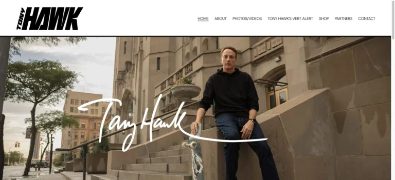 Tony Hawk — captured design reference