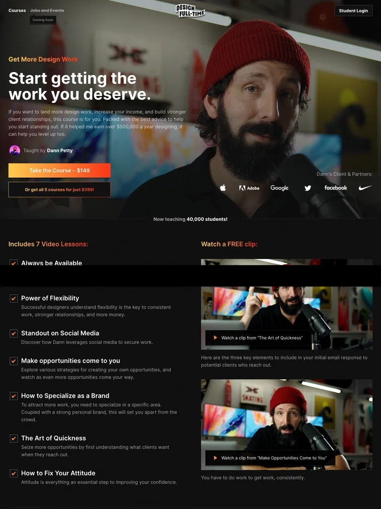 Dann Petty — Get More Design Work preview