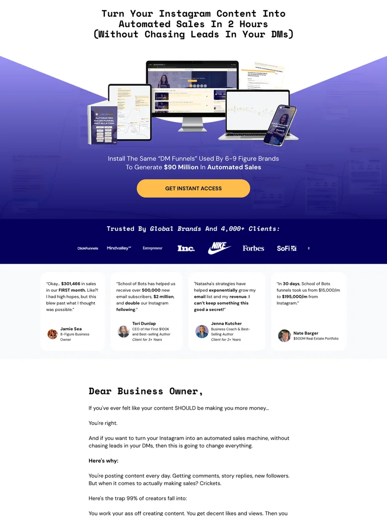School of Bots — Content to Cashflow preview