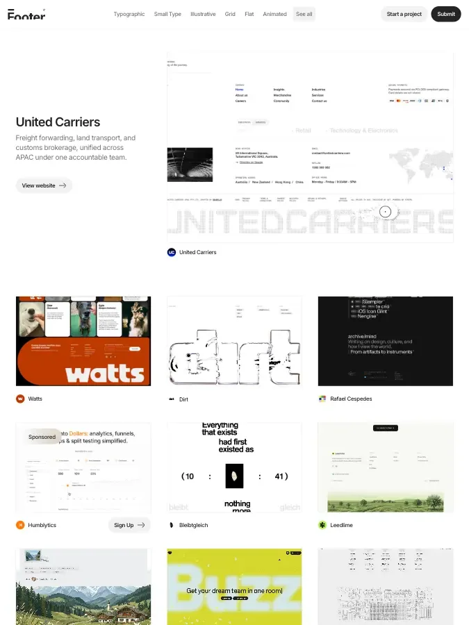 Footer.design preview
