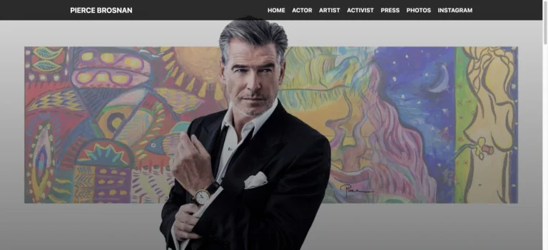 Pierce Brosnan — captured design reference