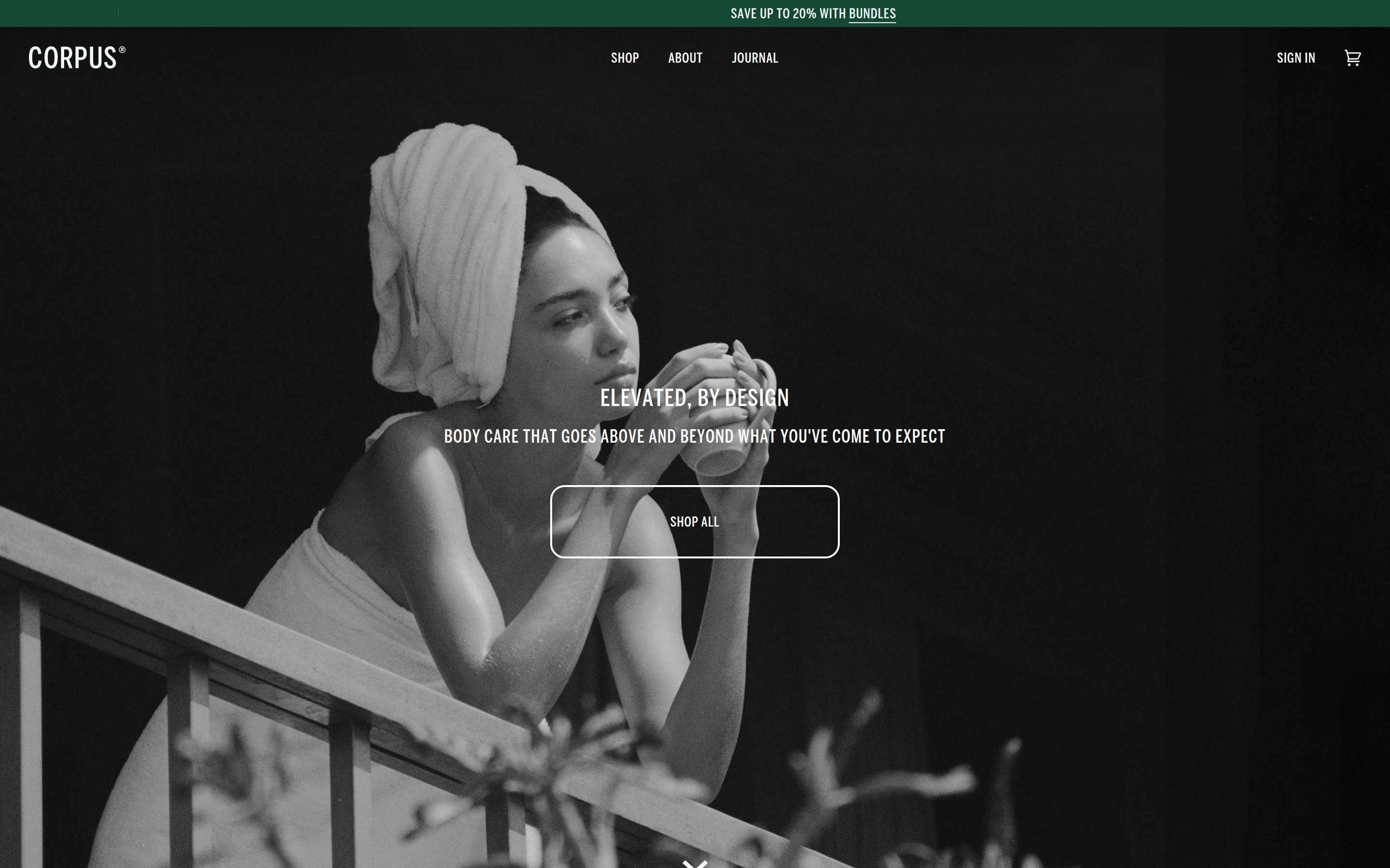 Corpus Naturals — captured interface