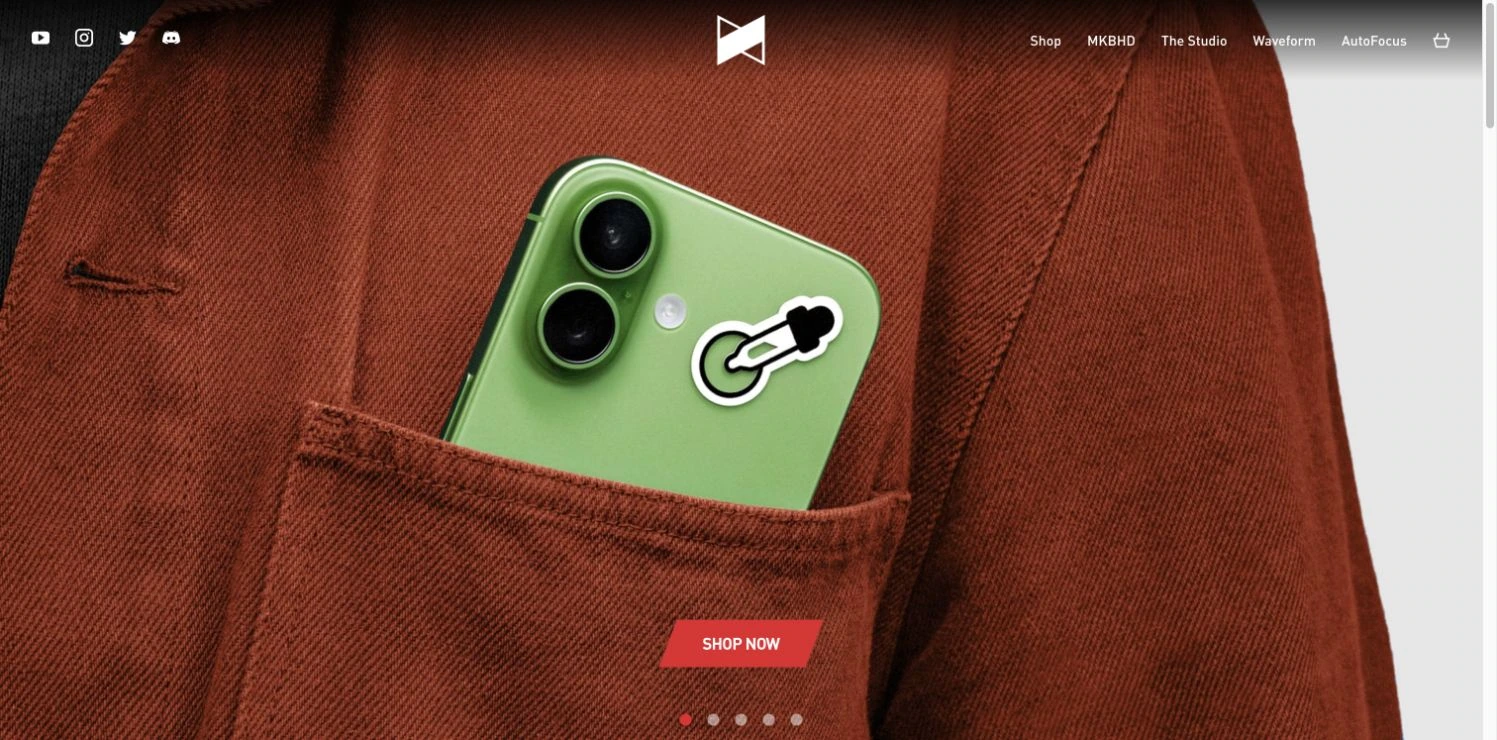 Marques Brownlee — captured interface