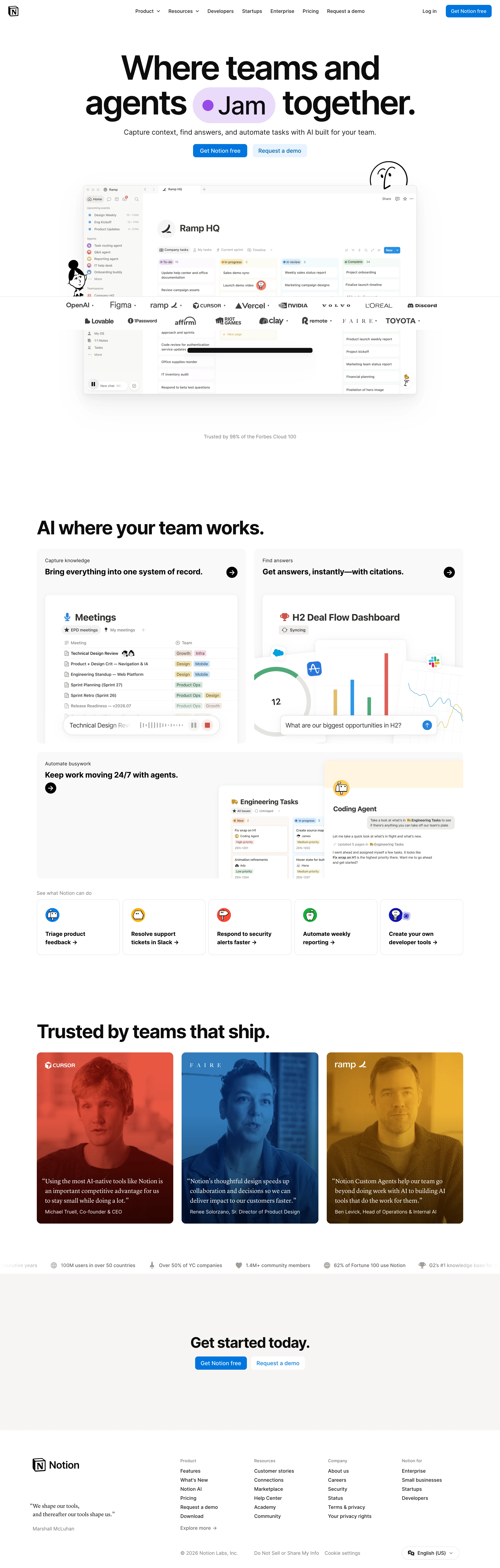 Notion — Highlighted-Serif Workspace — captured interface