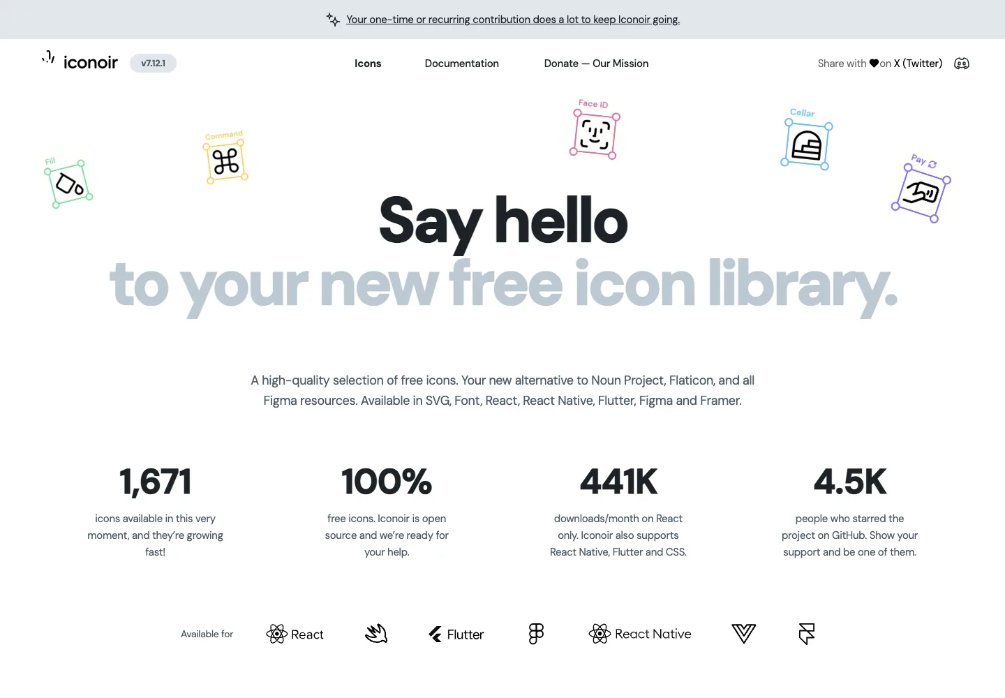 Iconoir — captured interface