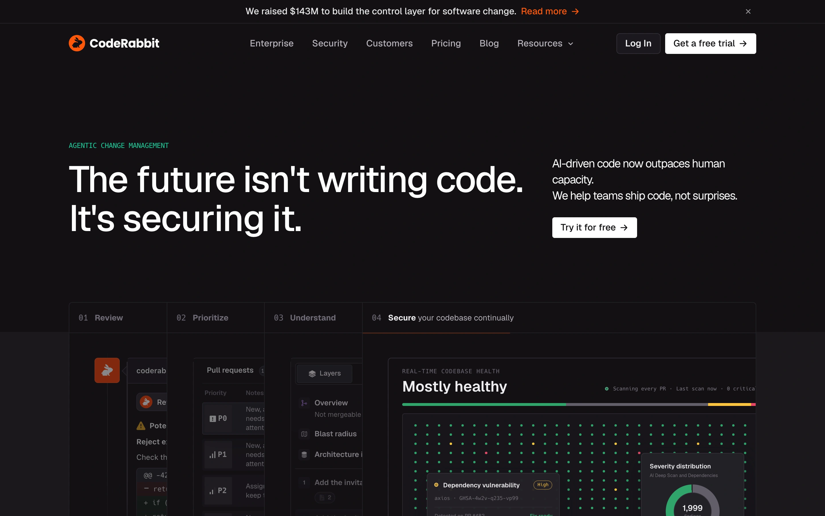 CodeRabbit — captured interface
