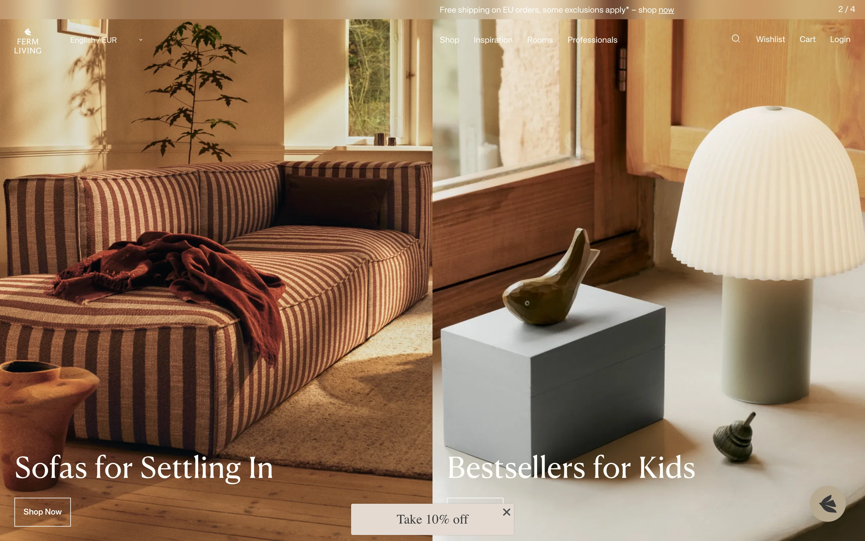 Ferm Living — captured interface