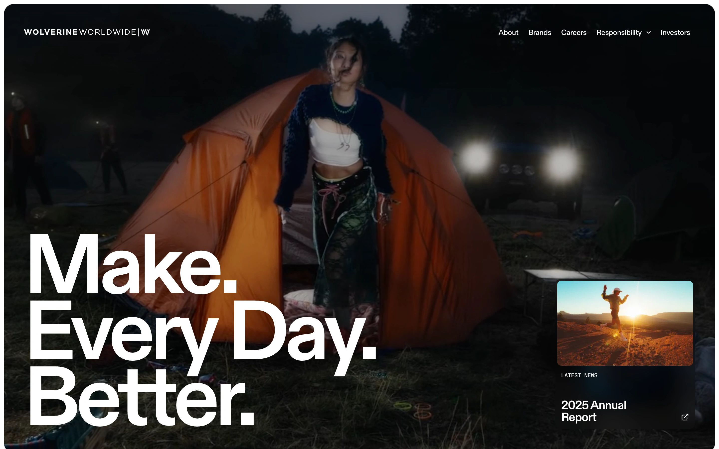 Wolverine Worldwide — captured interface
