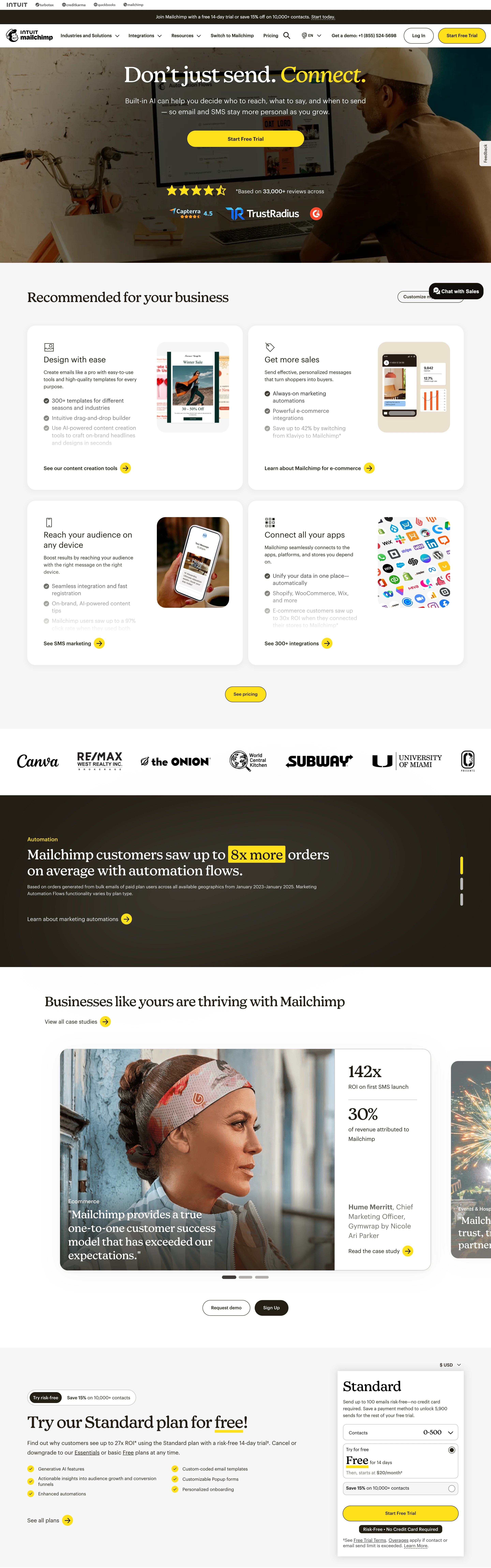 Mailchimp — Illustrated Corporate — captured interface