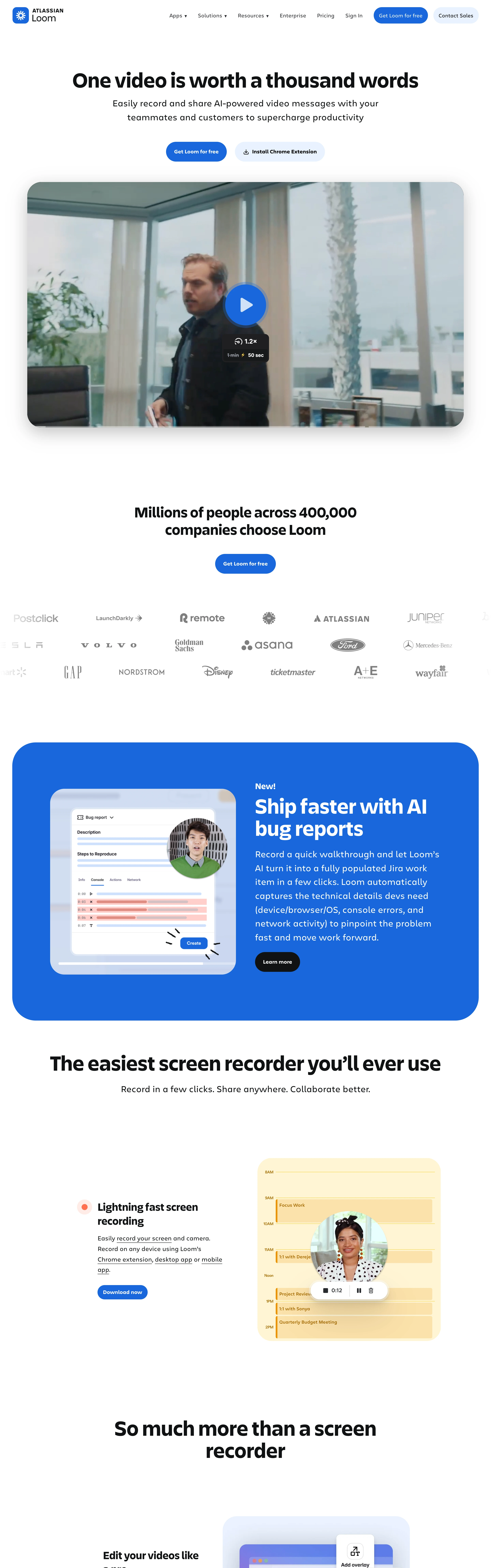 Loom — captured interface