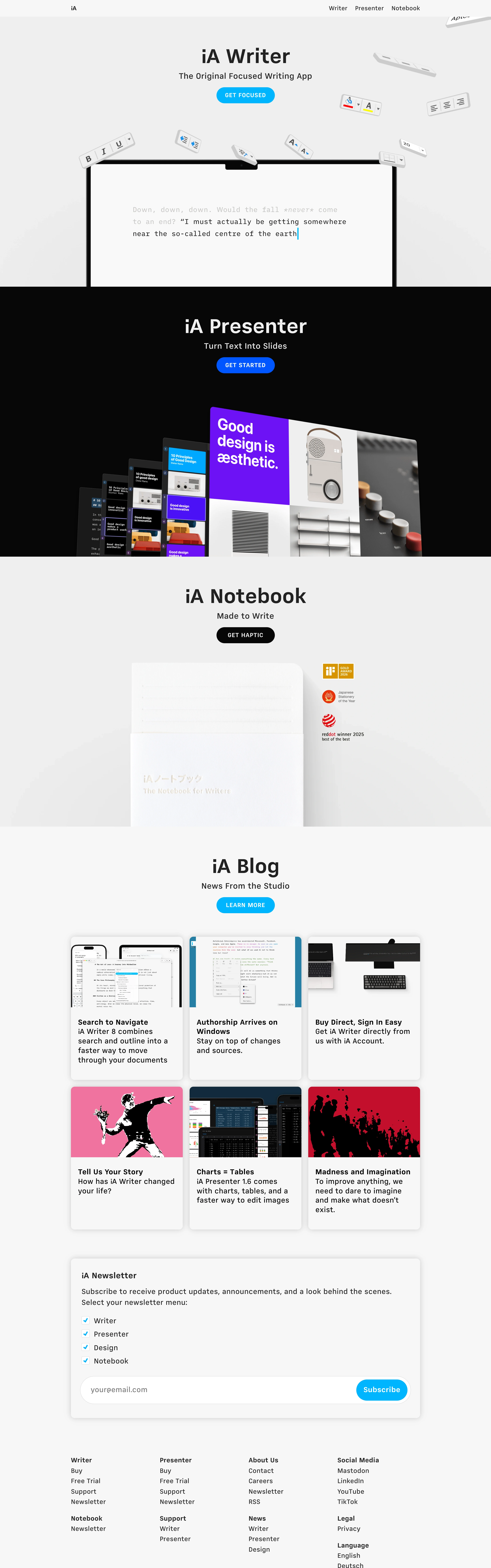 iA — Swiss Product Suite — captured interface