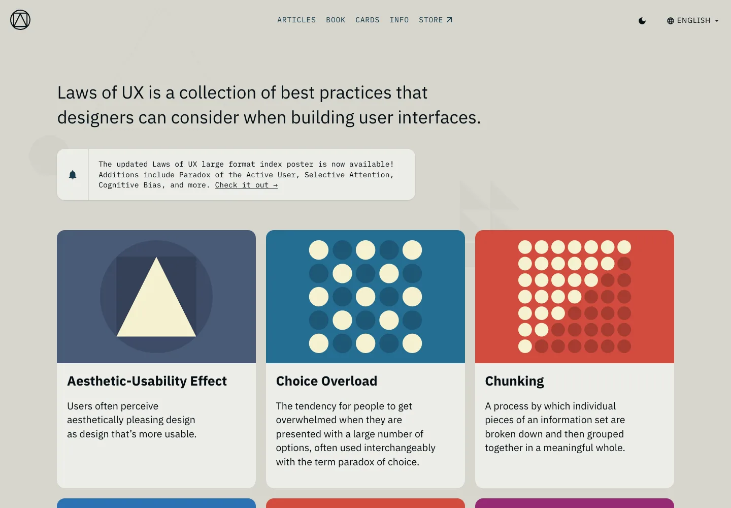 Laws of UX — captured interface