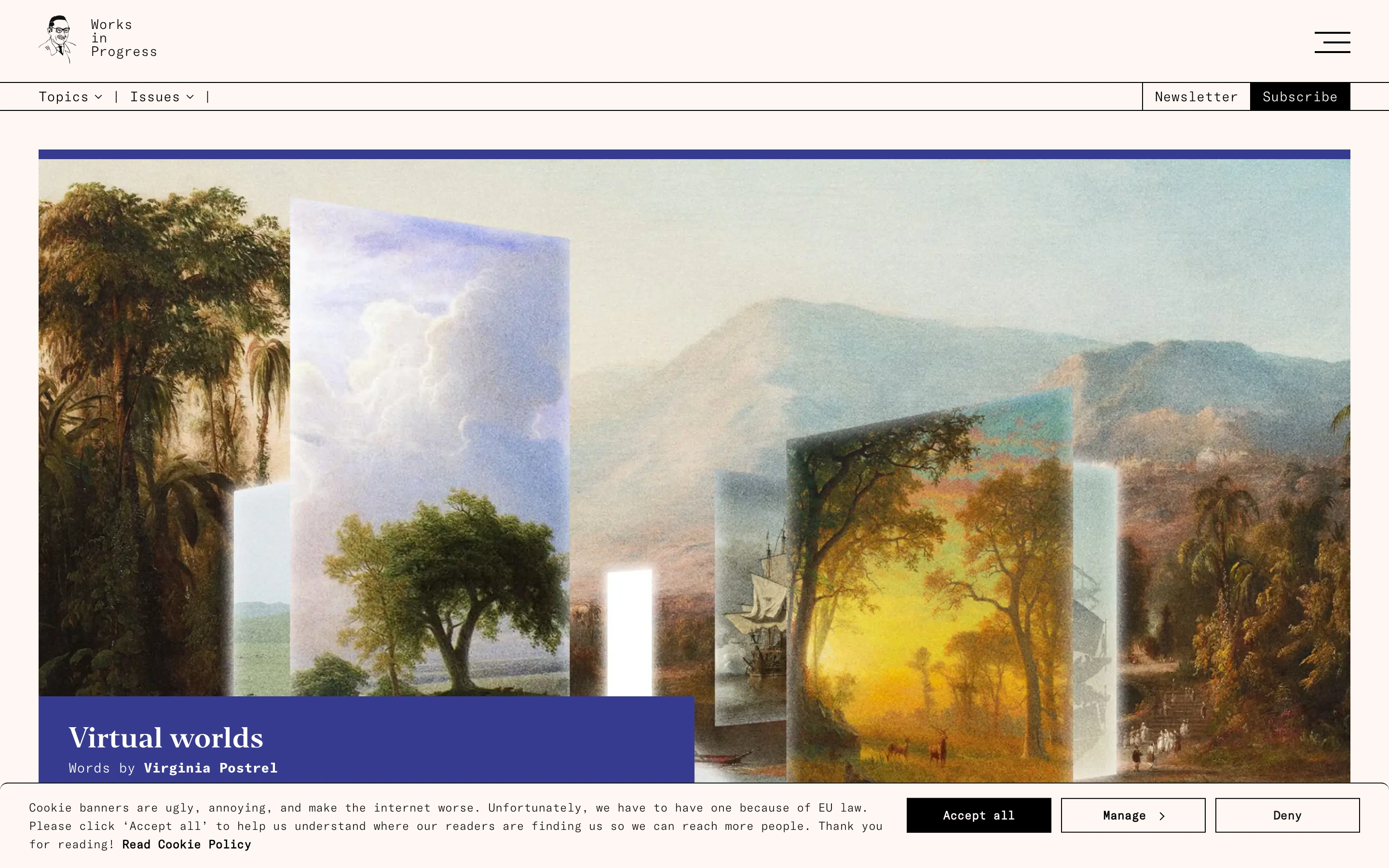 Works in Progress — captured interface