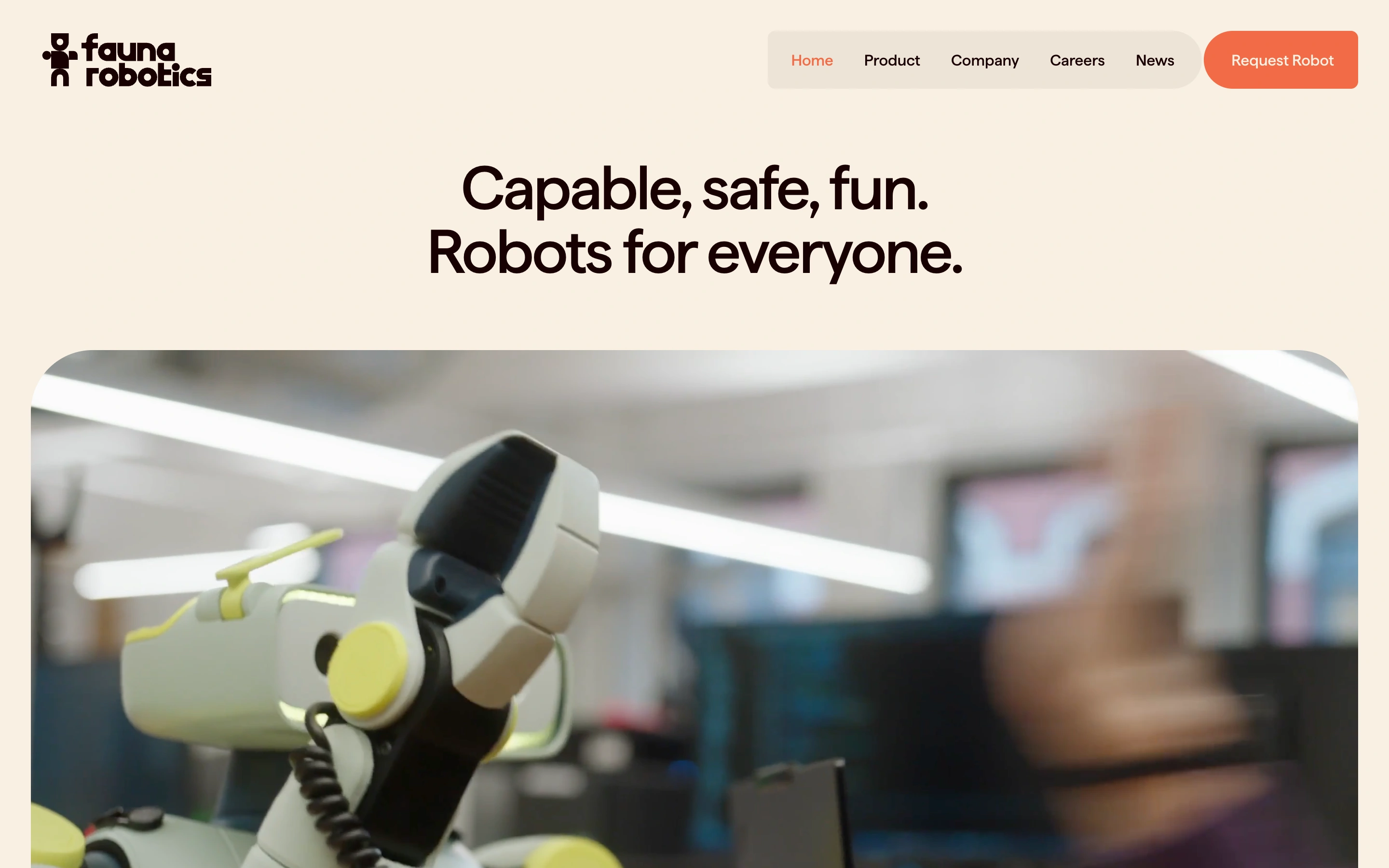 Fauna Robotics — captured interface
