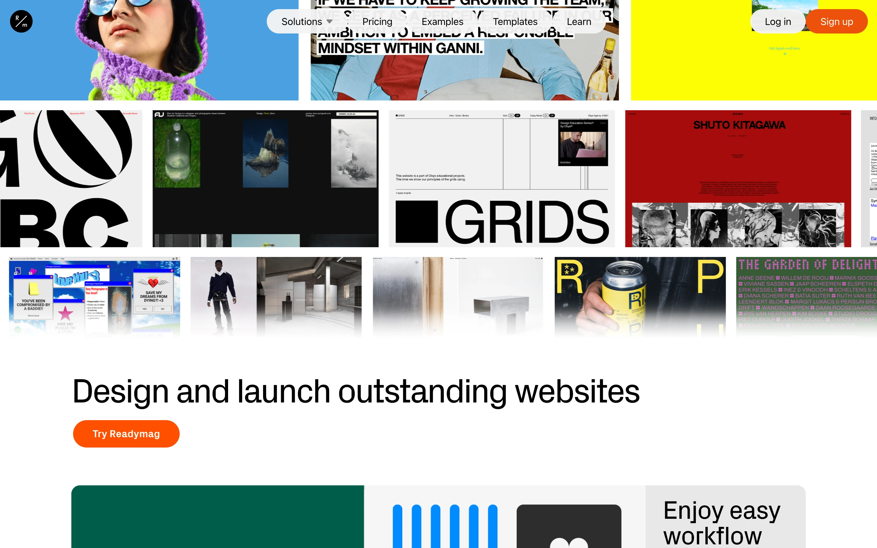 Readymag — captured interface