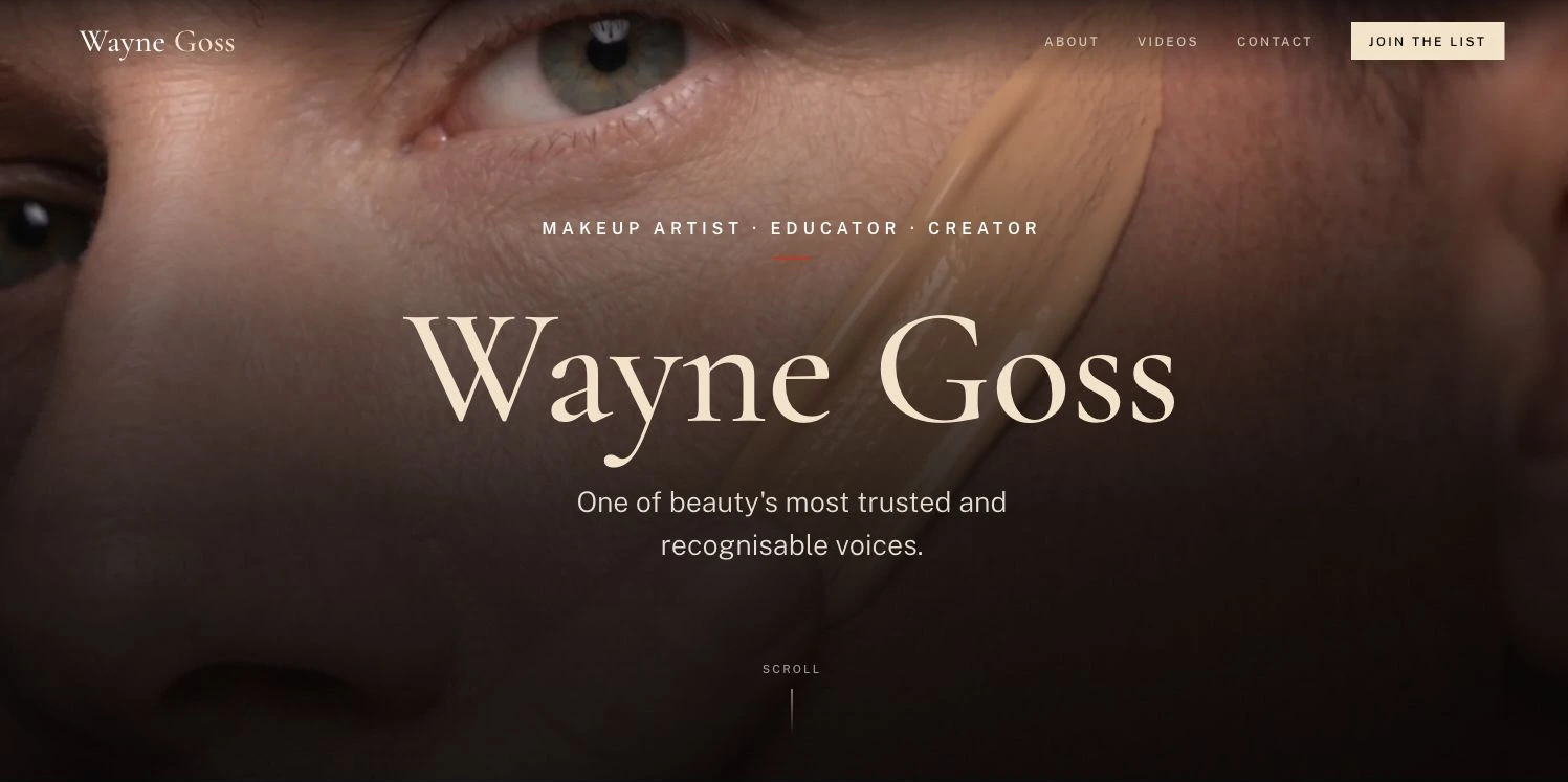 Wayne Goss — captured interface