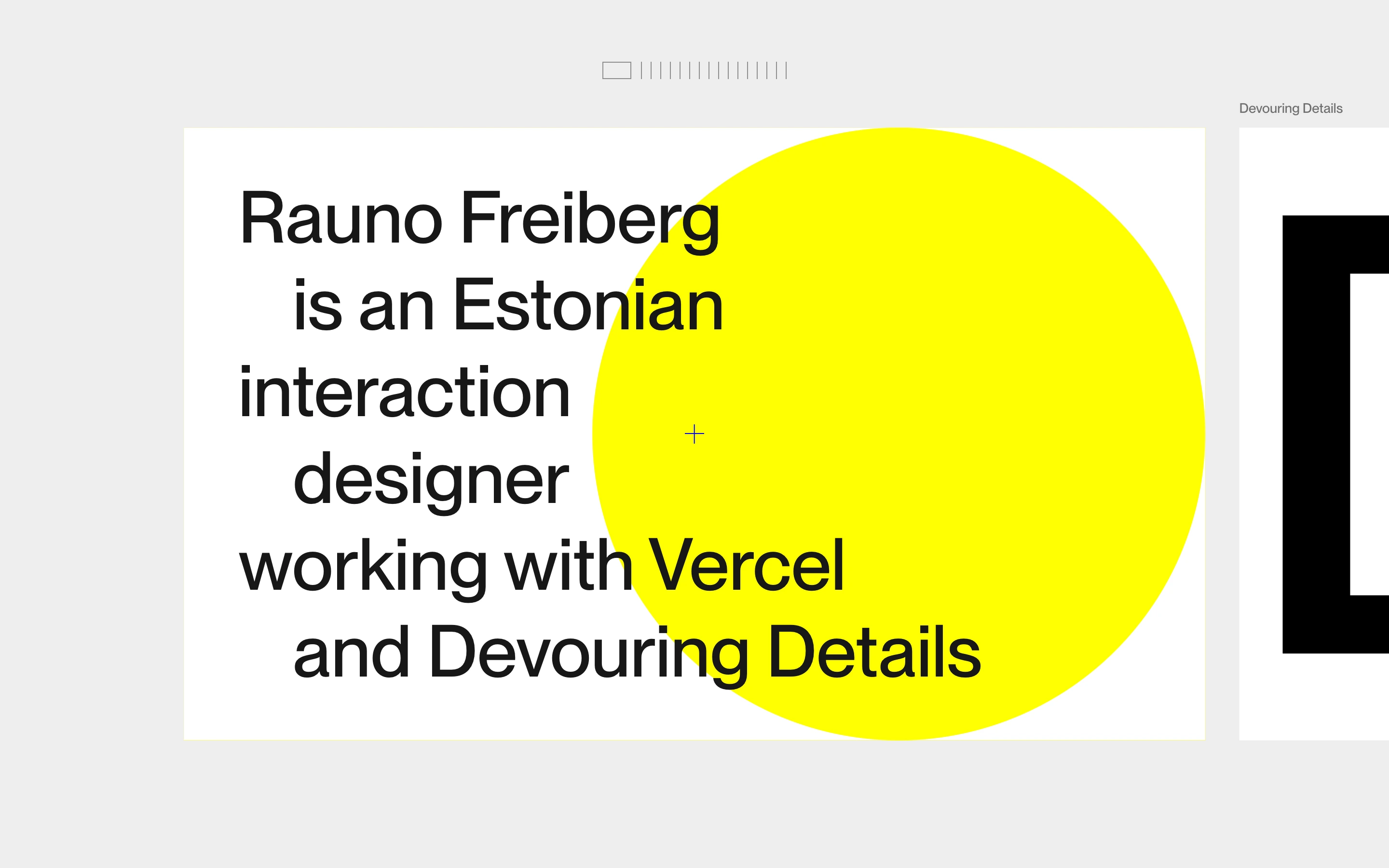 Rauno Freiberg — captured interface