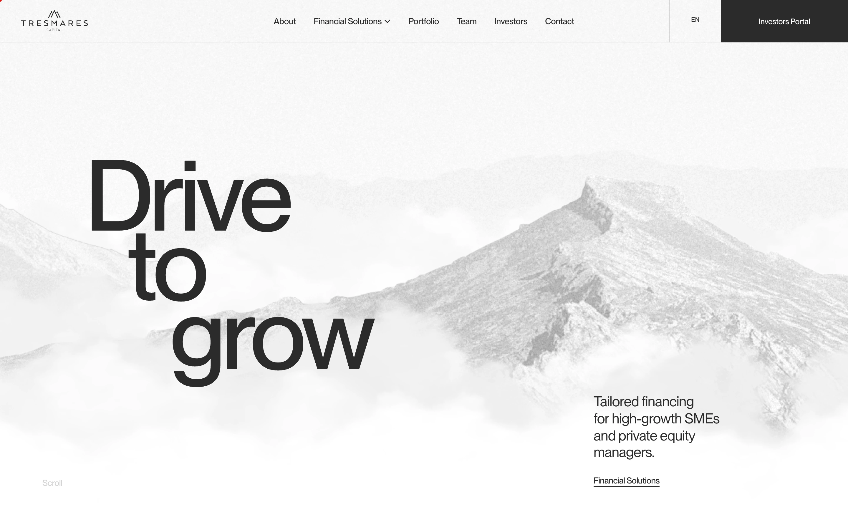 Tresmares Capital — captured interface