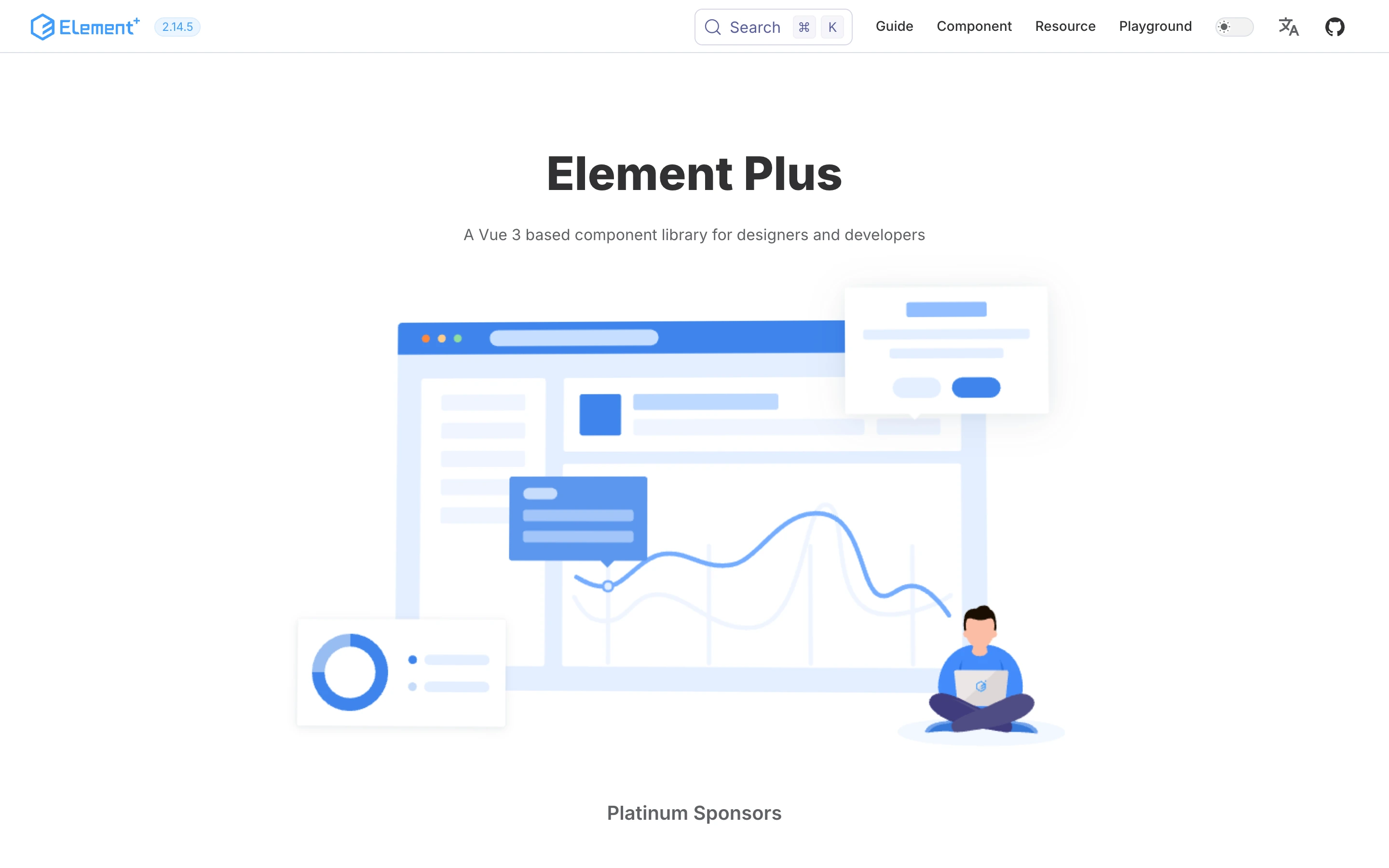 Element Plus — captured interface