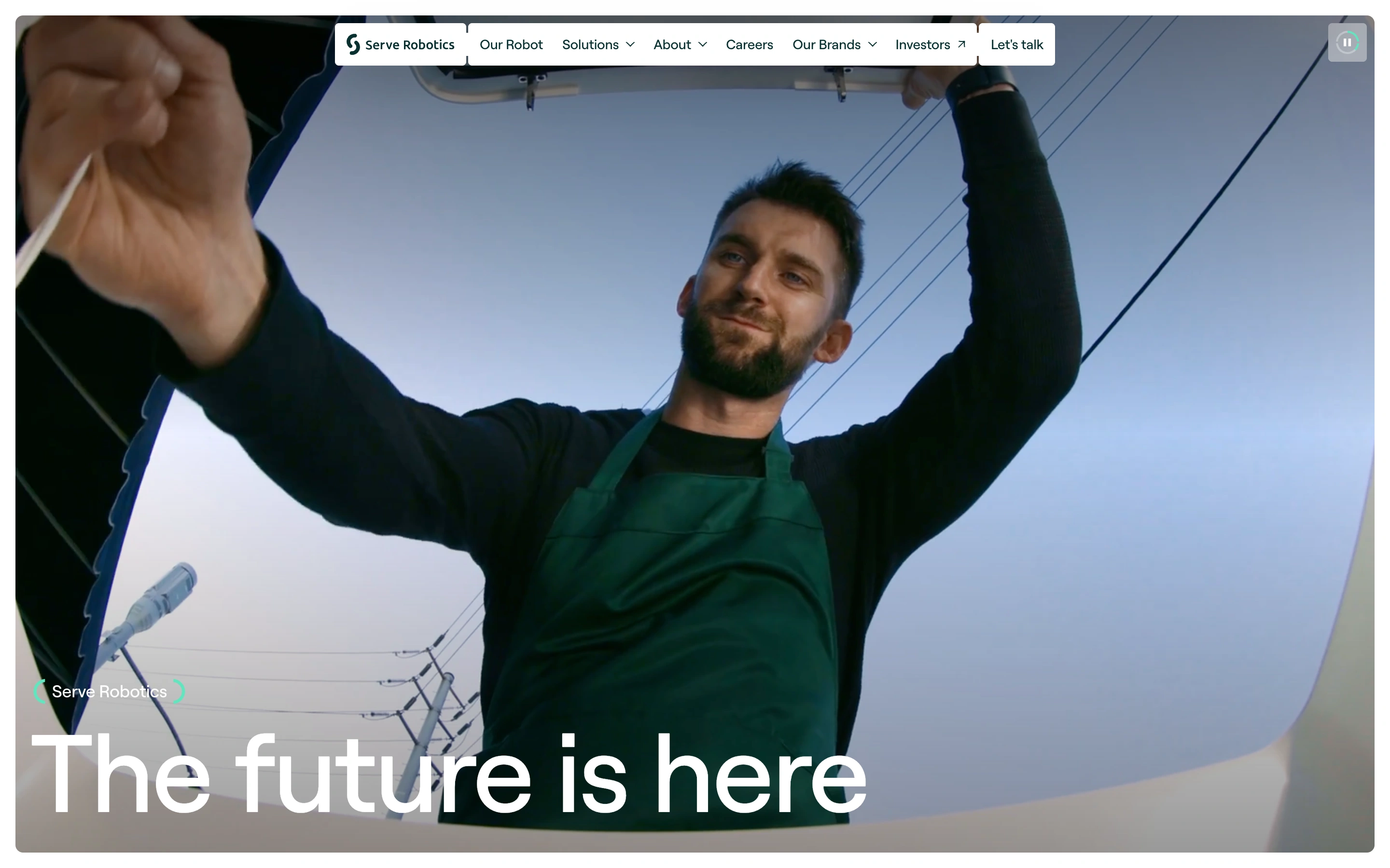 Serve Robotics — captured interface