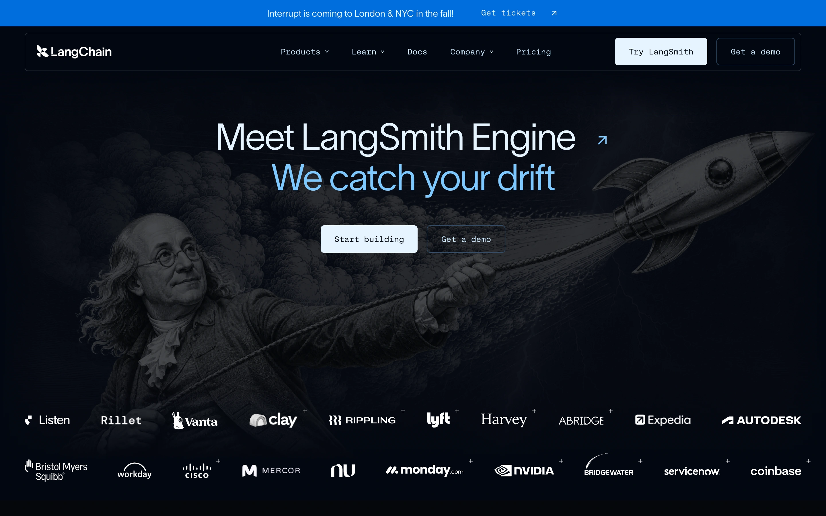 LangChain — captured interface