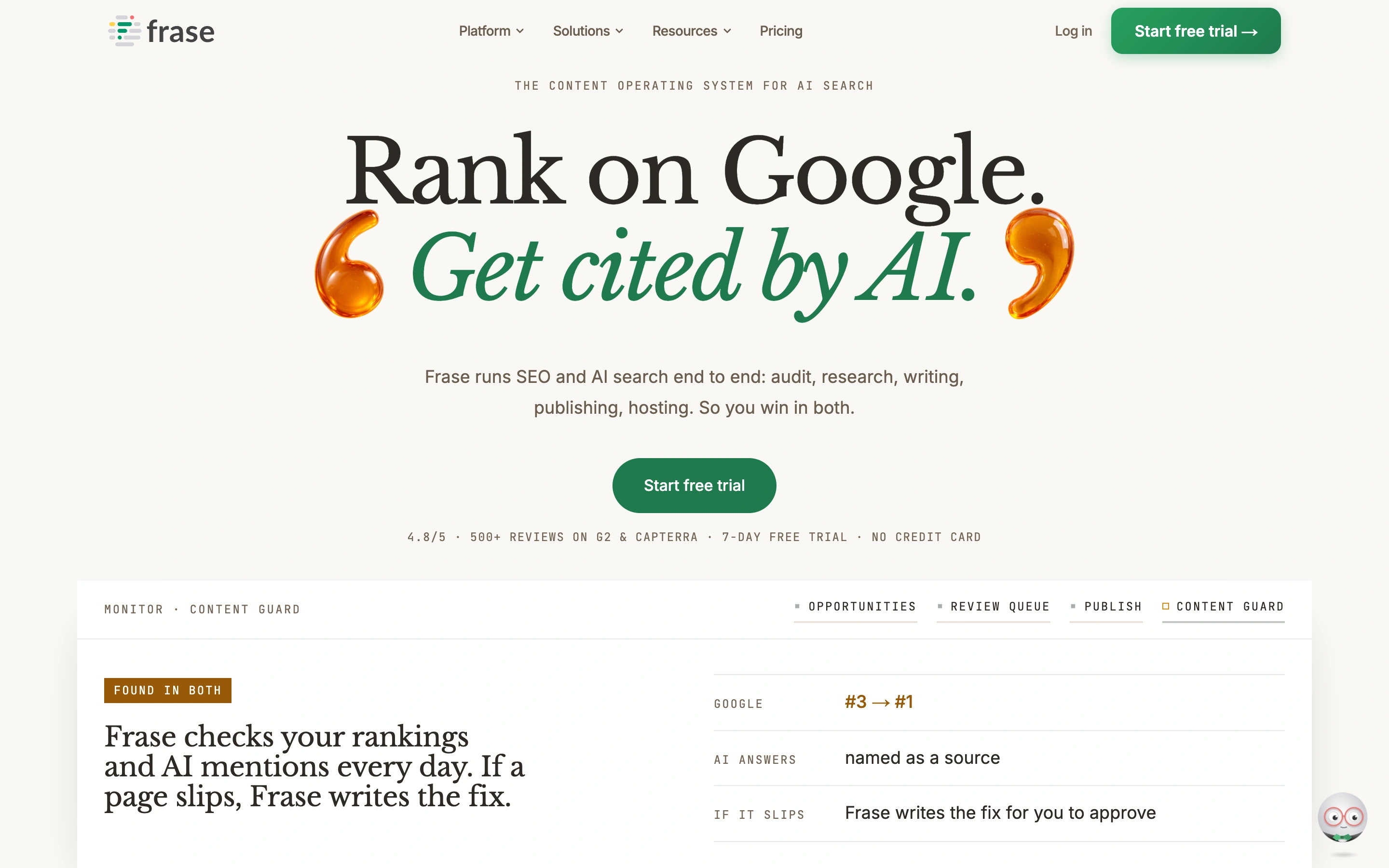 Frase — captured interface
