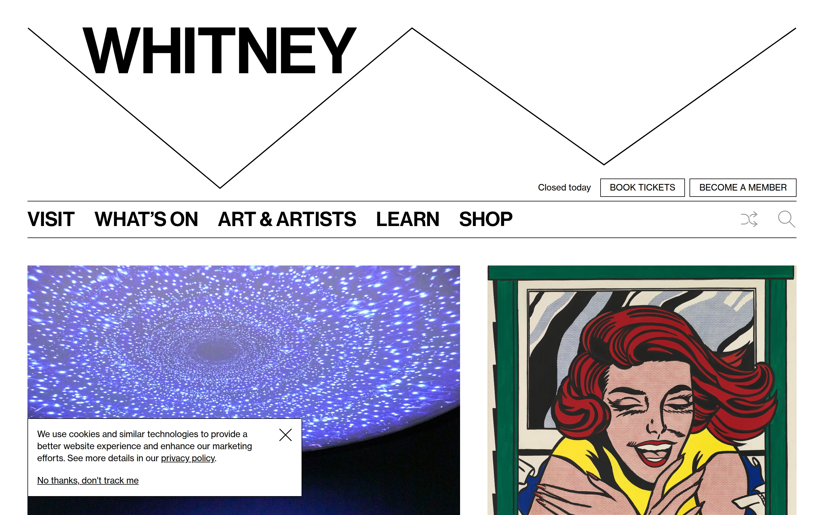 Whitney Museum — captured interface