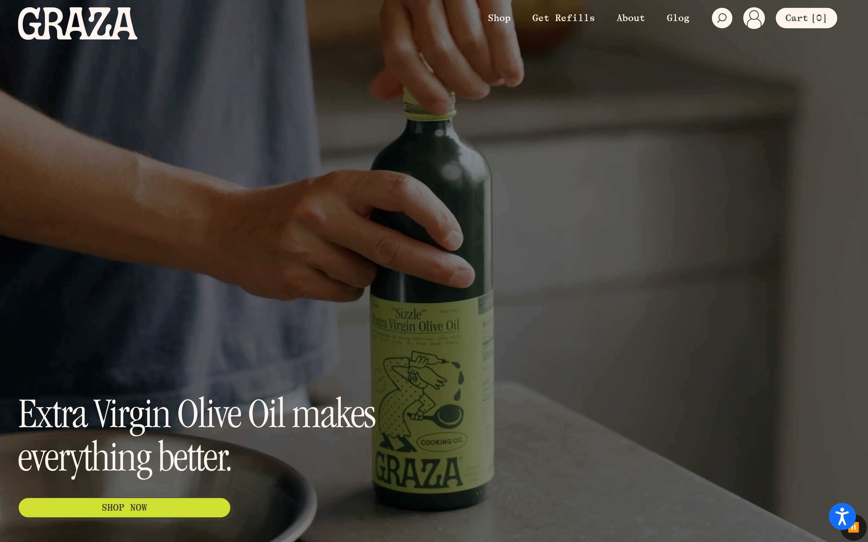 Graza — captured interface