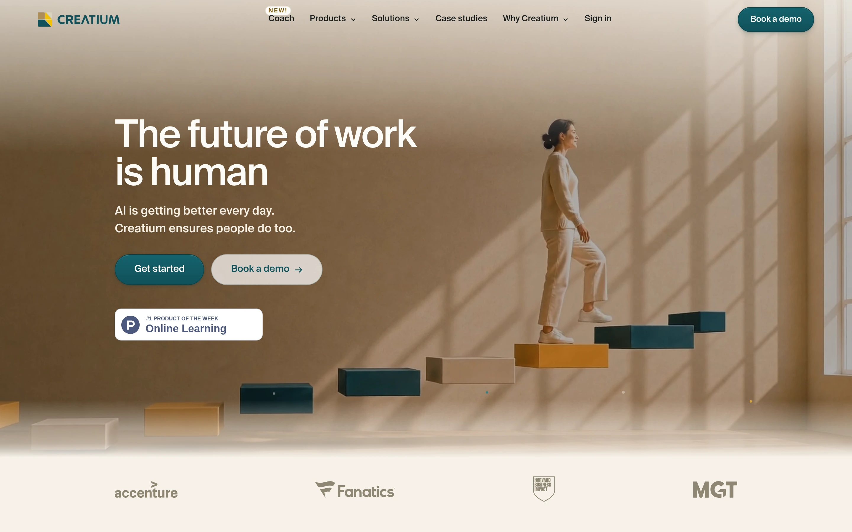 Creatium — captured interface