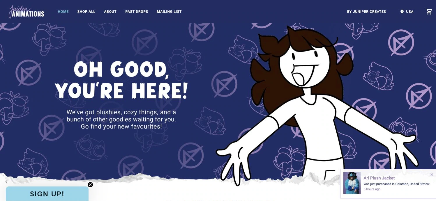 Jaiden Animations — captured interface