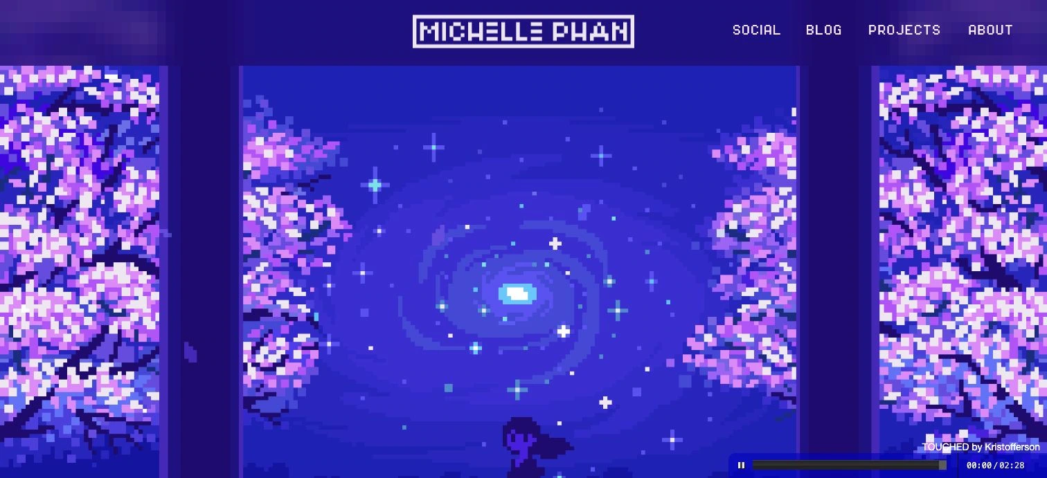 Michelle Phan — captured interface