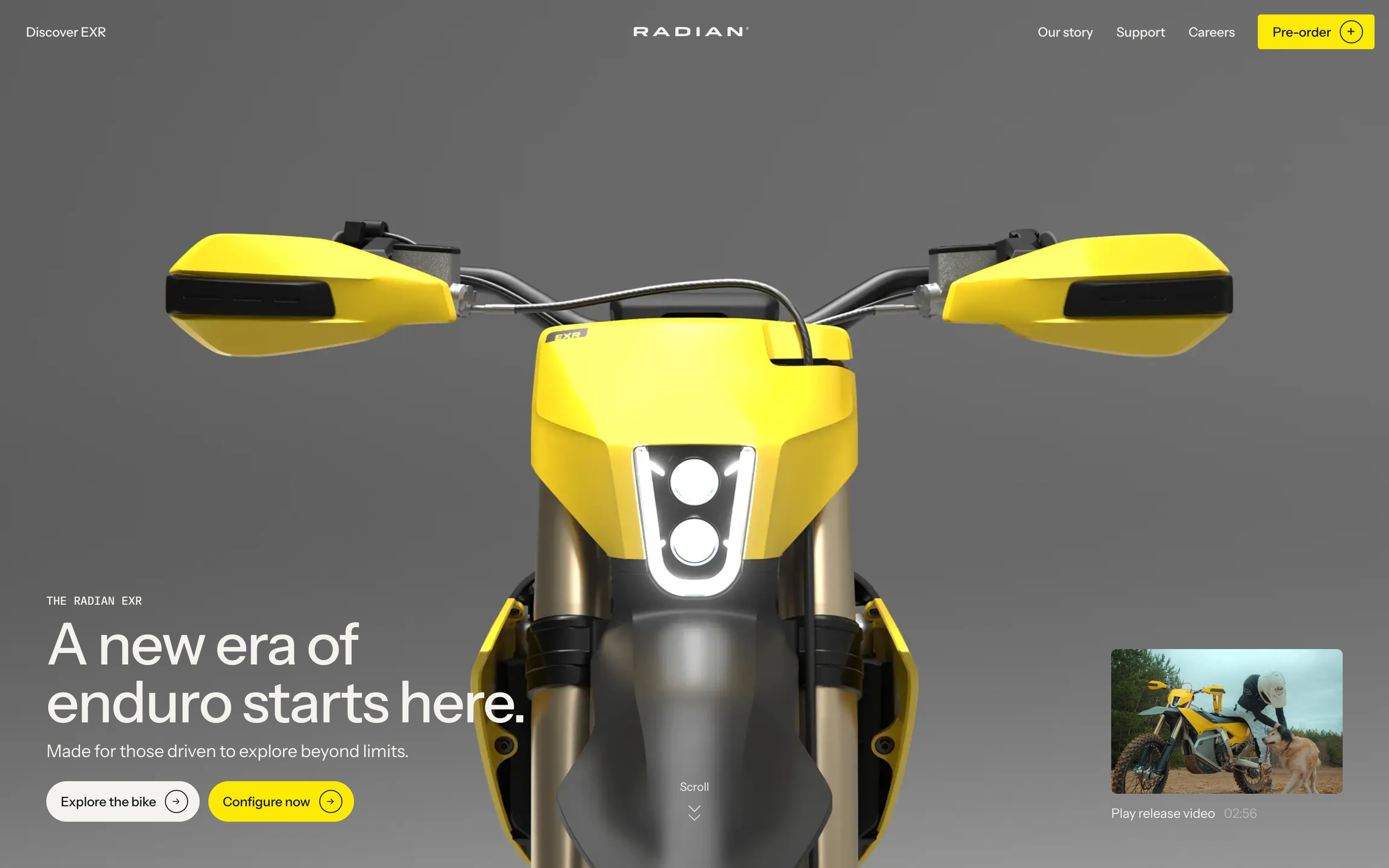 Radian — captured interface