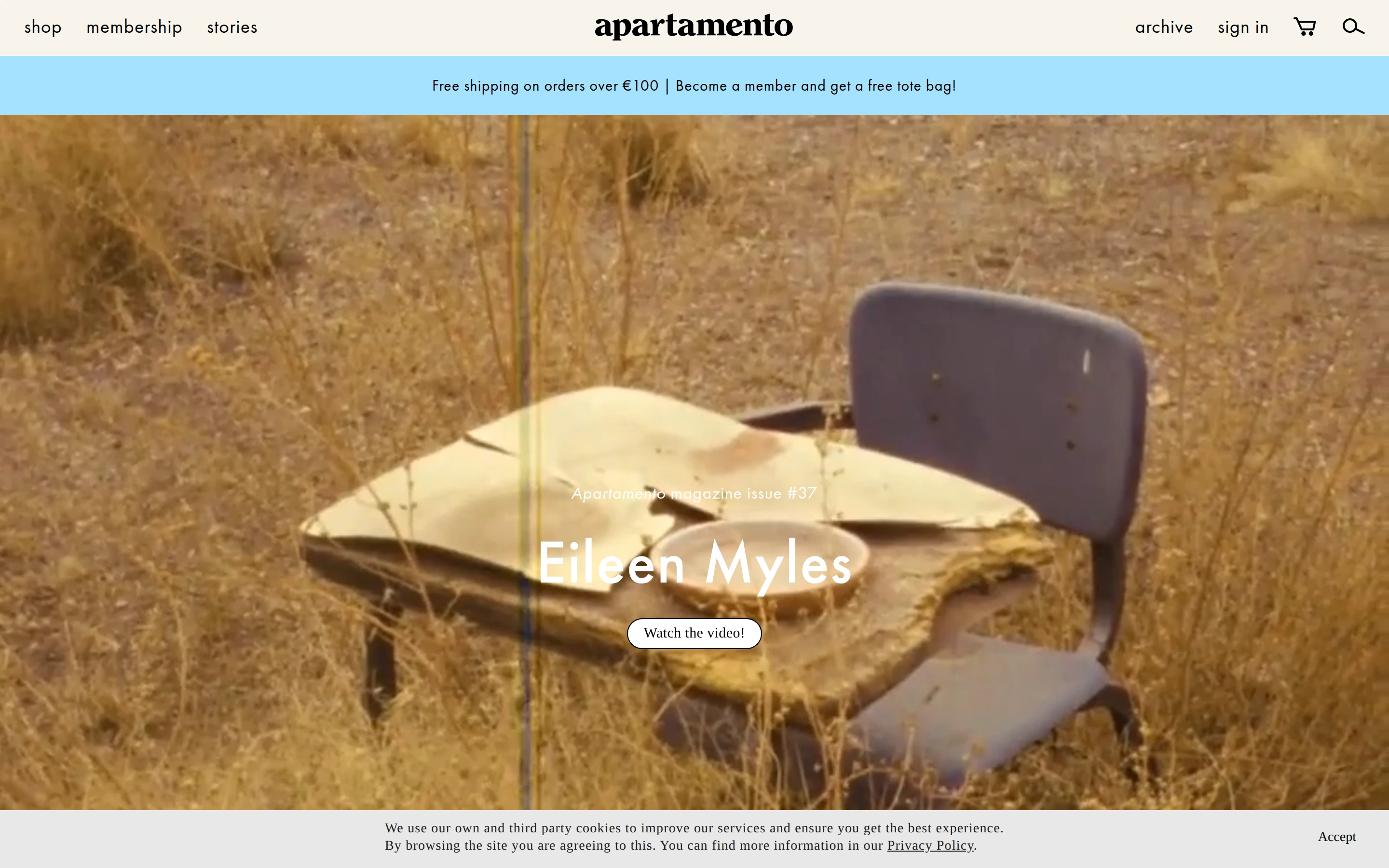 Apartamento — captured interface