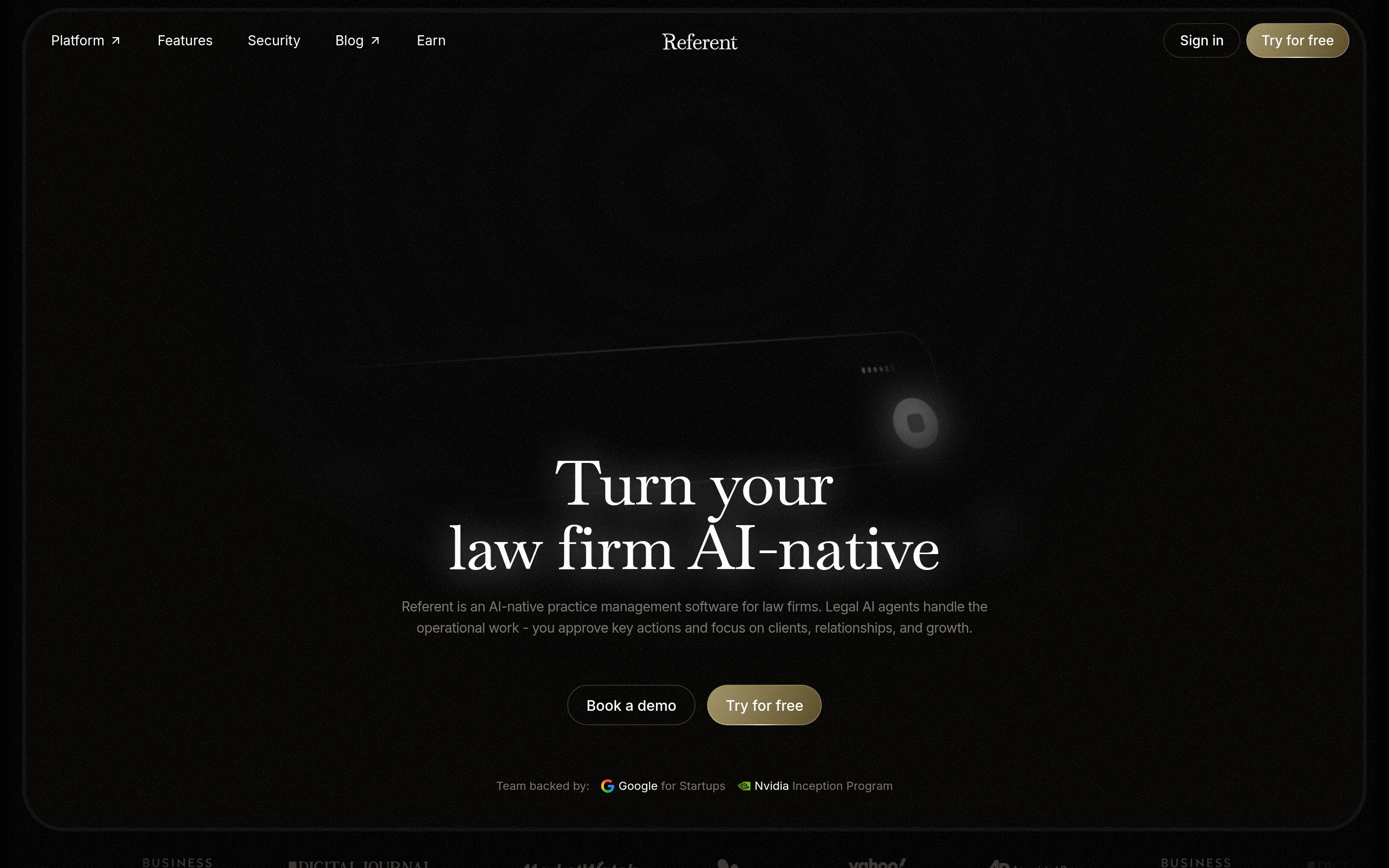 Referent — captured interface