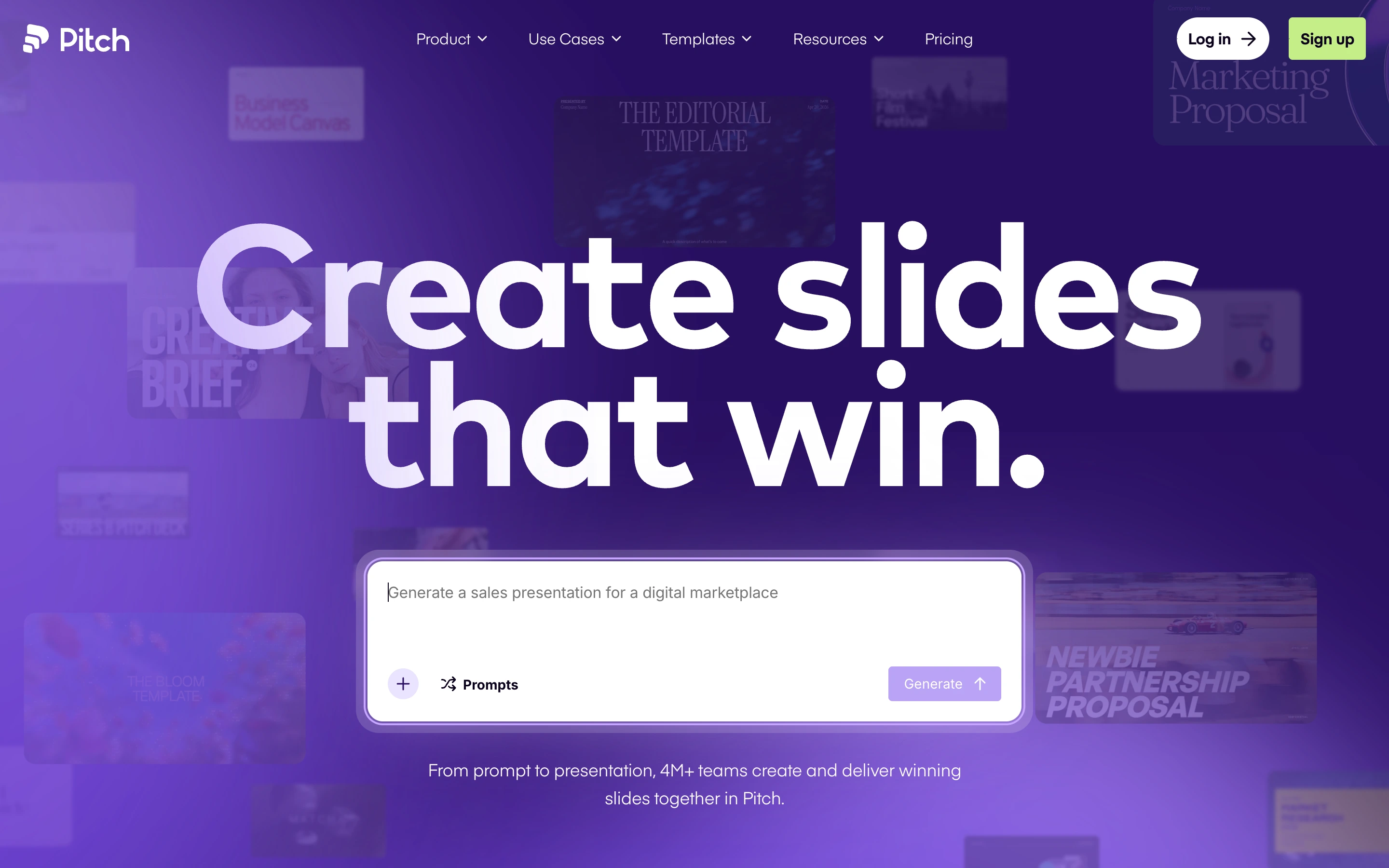 Pitch — captured interface