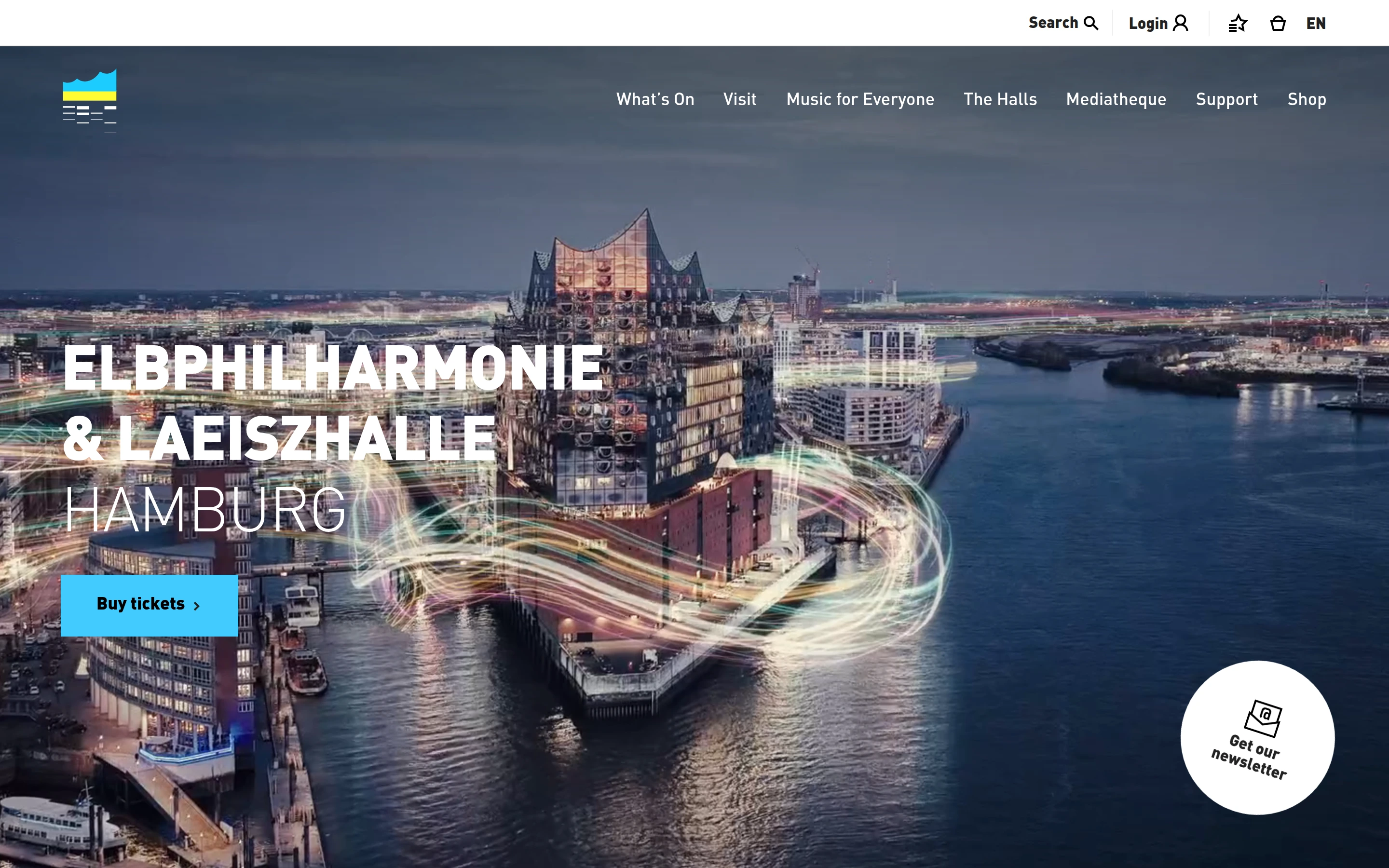 Elbphilharmonie — captured interface