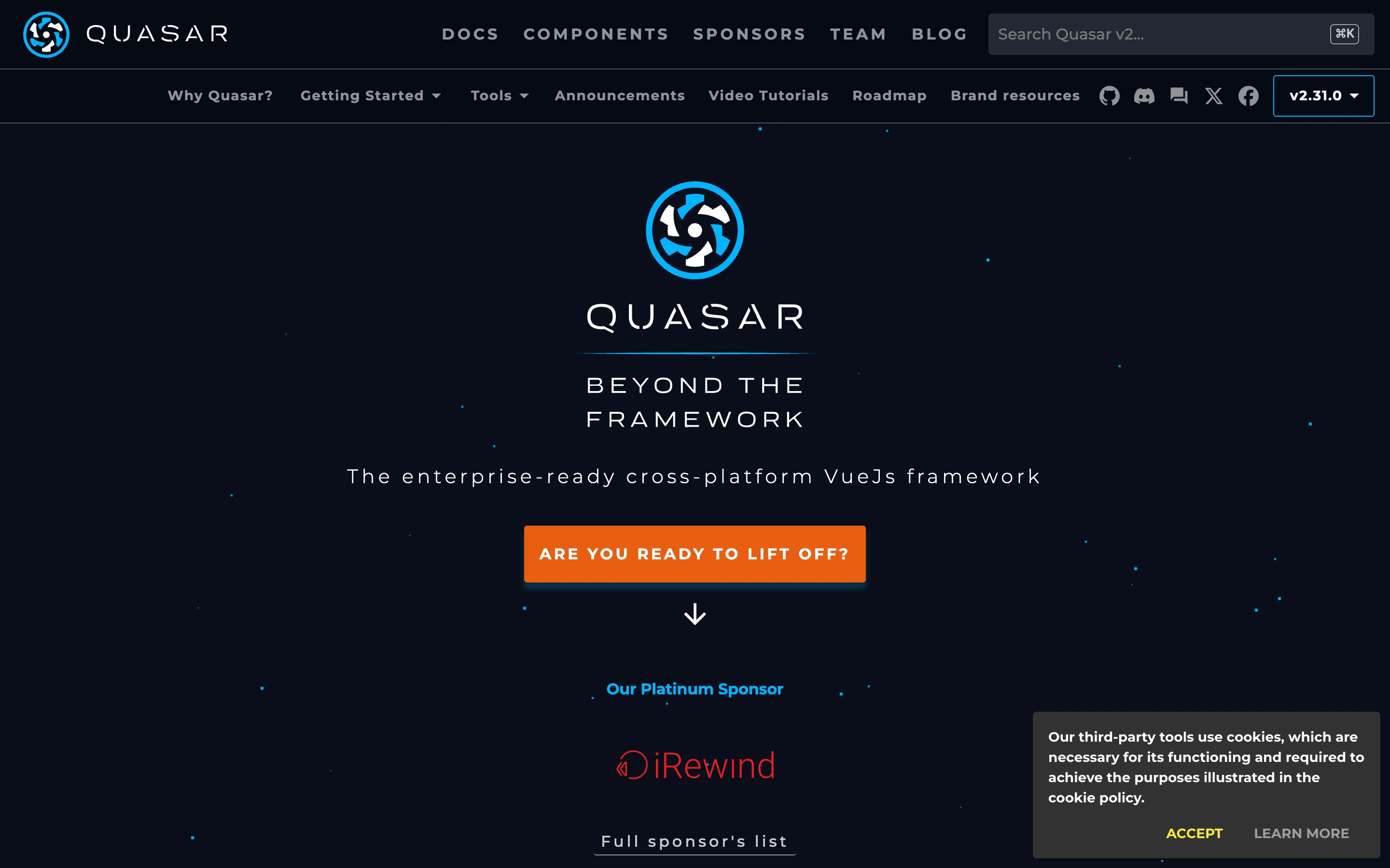 Quasar — captured interface