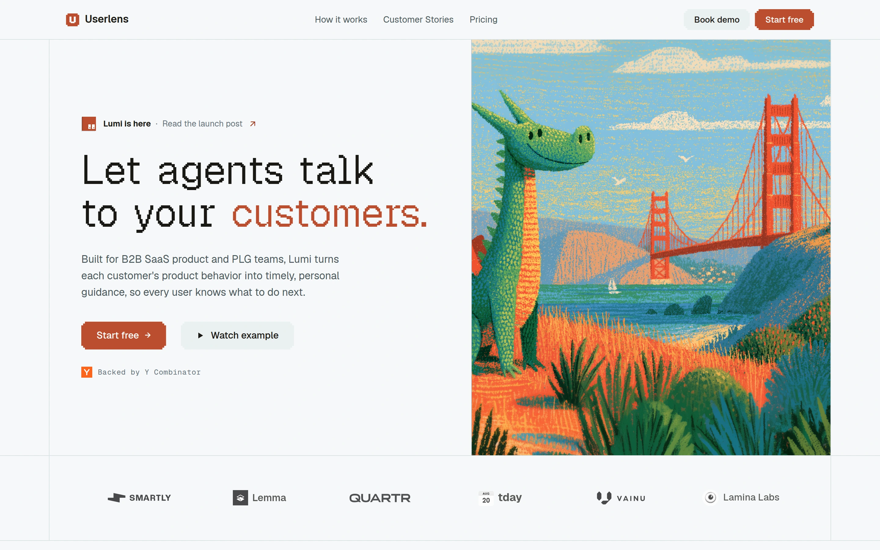 Userlens — captured interface