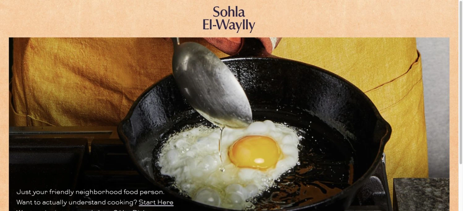 Sohla El-Waylly — captured interface