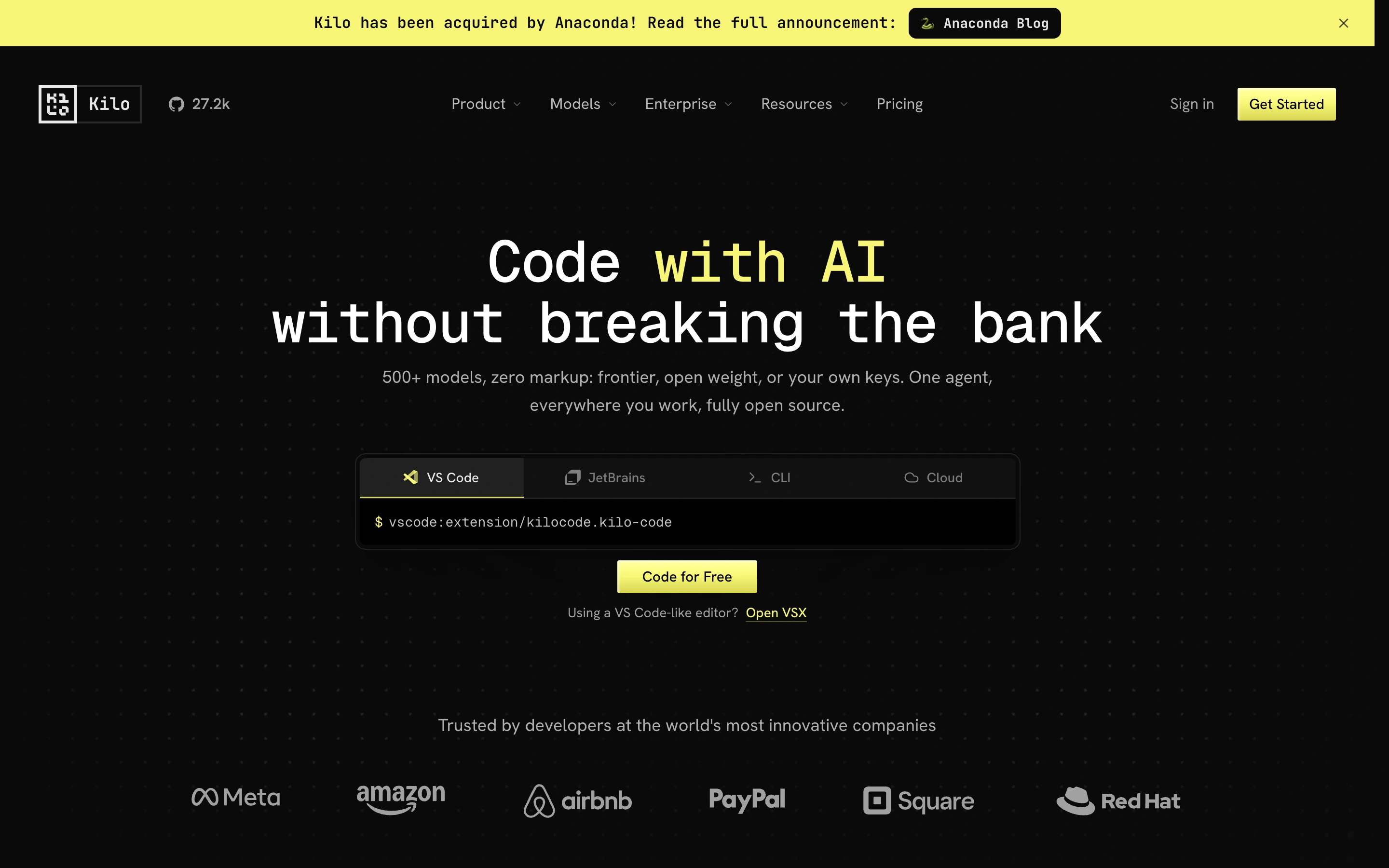 Kilo Code — captured interface